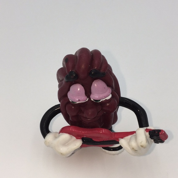 Vintage California Raisin Applause Miniature Vinyl Figure Guitar 1988 - Picture 2 of 11